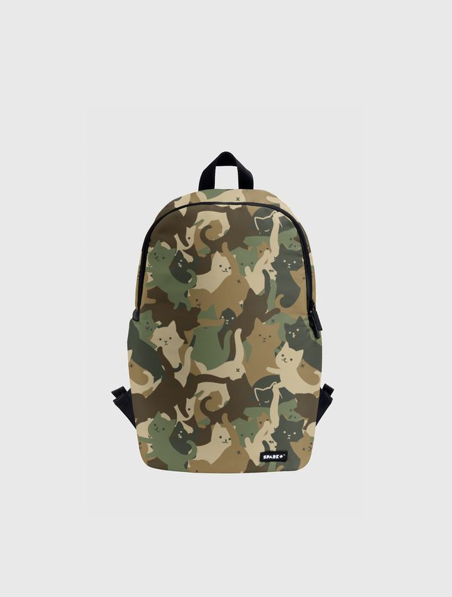 Camouflage Cat Army - Spark Backpack