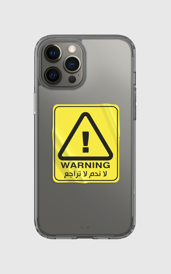 Warning Clear Case