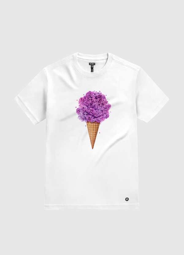 Ice cream with lilac White Gold T-Shirt