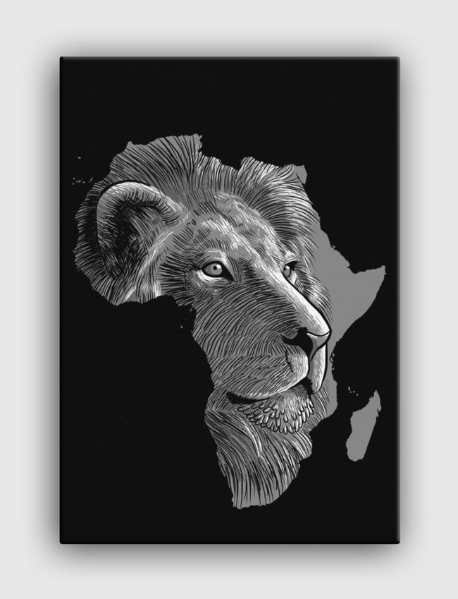 king of Africa - Canvas