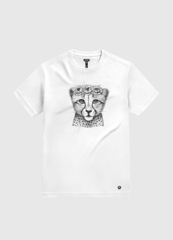 Cheetah cub White Gold T-Shirt