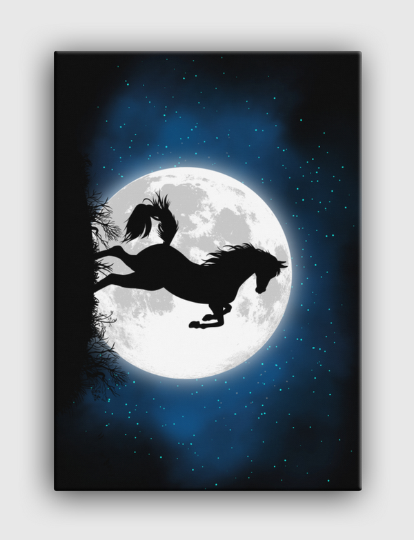 Moon Horse  Canvas