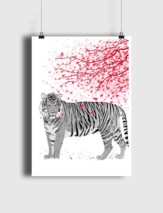 Cherry tree tiger - Poster