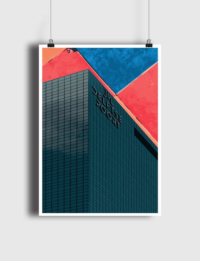 Tiled Building - Poster
