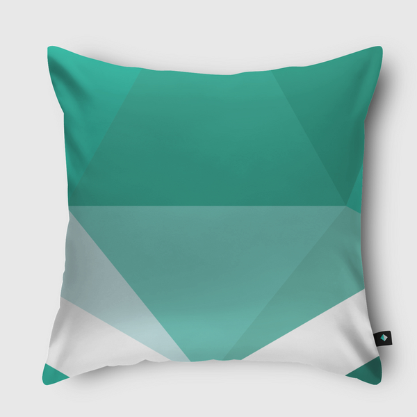 Mint Fresh Throw Pillow