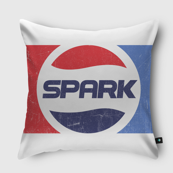 SPARK COLA Throw Pillow