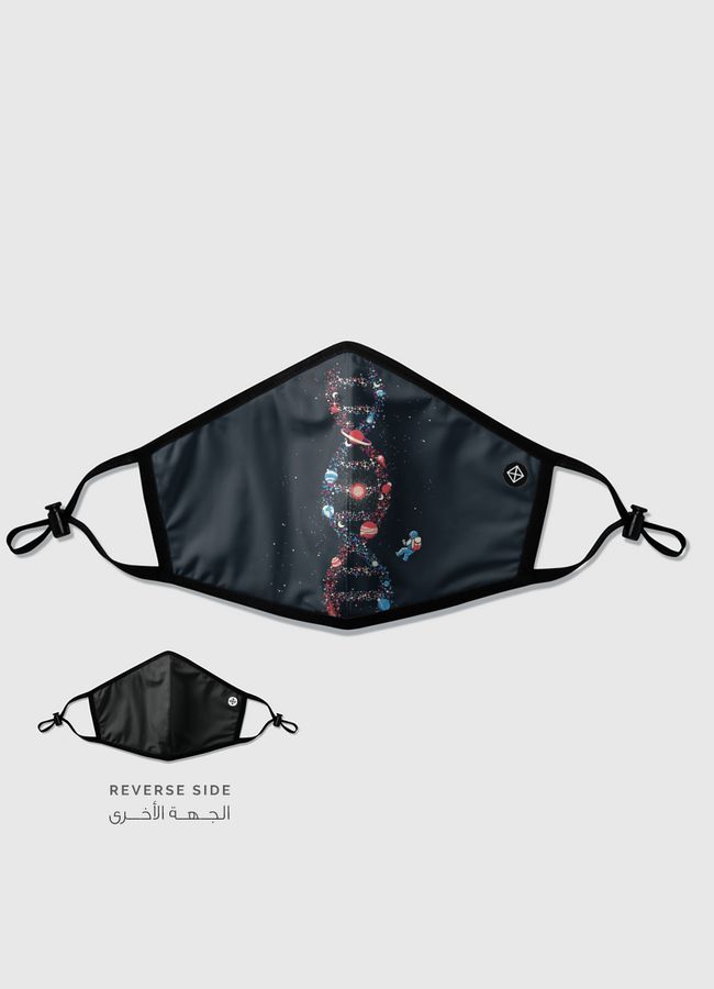 DNA Astronaut Galaxy - Reversible Mask