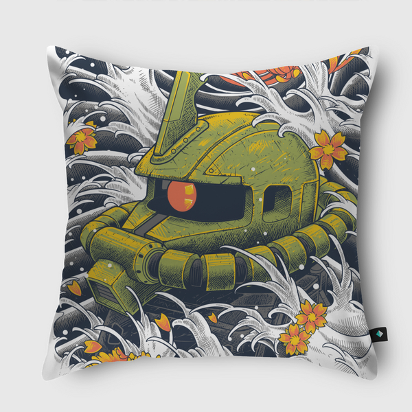 Zaku  Throw Pillow