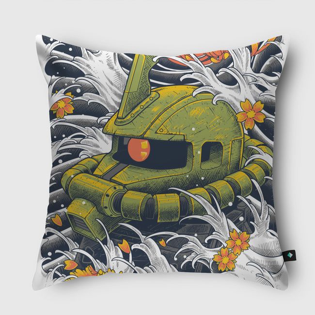 Zaku  - Throw Pillow