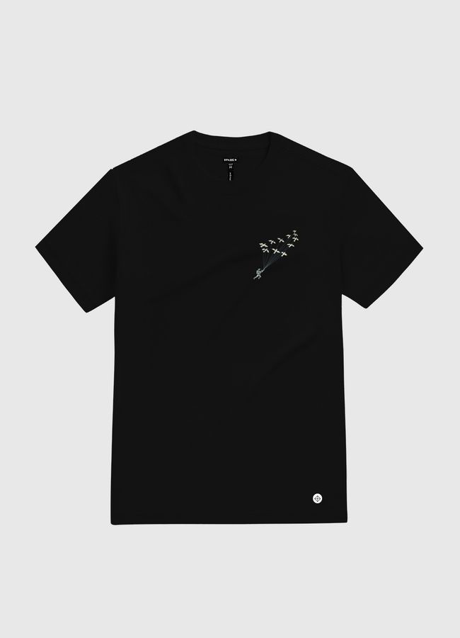 Astronaut Prince Flying - White Gold T-Shirt