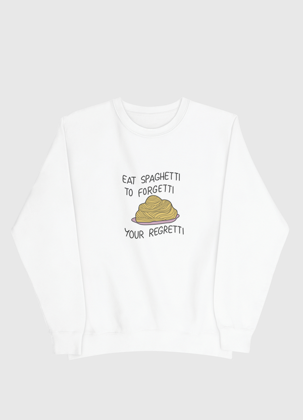 Eat Spaghetti Men Sweatshirt