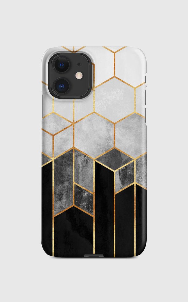 Charcoal Hexagons  - Regular Case