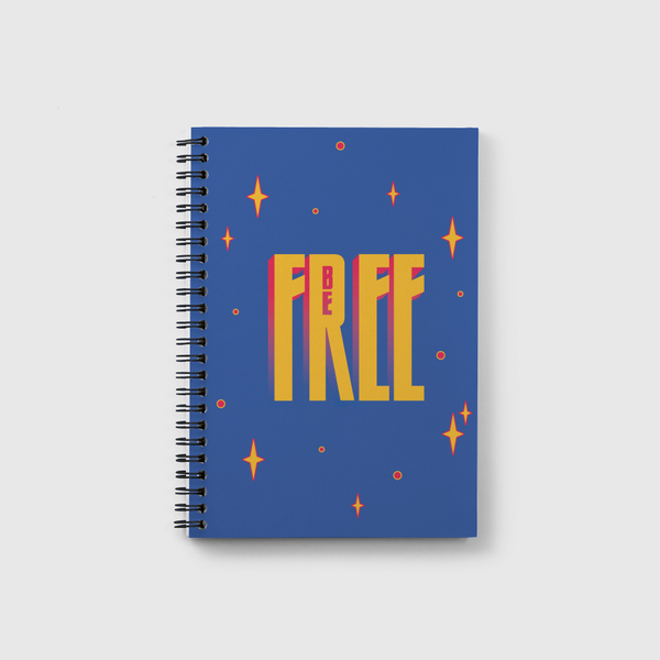 Be Free in Blue Notebook