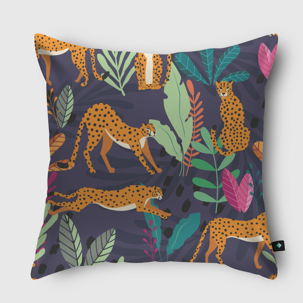 Cheetah pattern 02 Throw Pillow