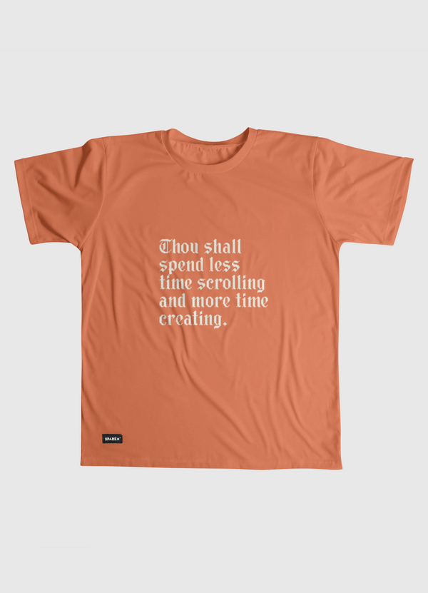 Thou Shall Spend Less Men Graphic T-Shirt