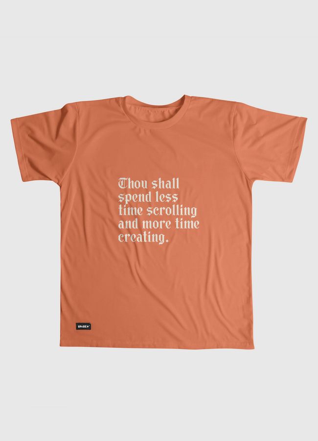 Thou Shall Spend Less - Men Graphic T-Shirt