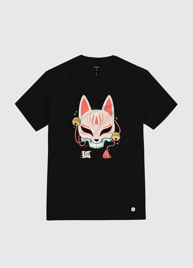 Kitsune Skull - White Gold T-Shirt