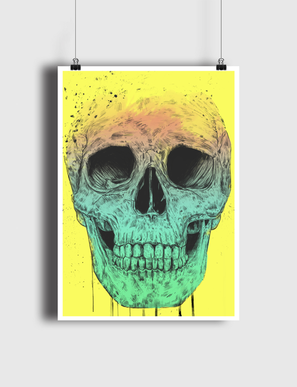 Pop art skull Poster