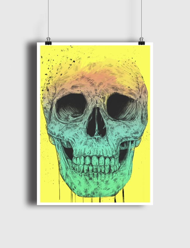 Pop art skull - Poster