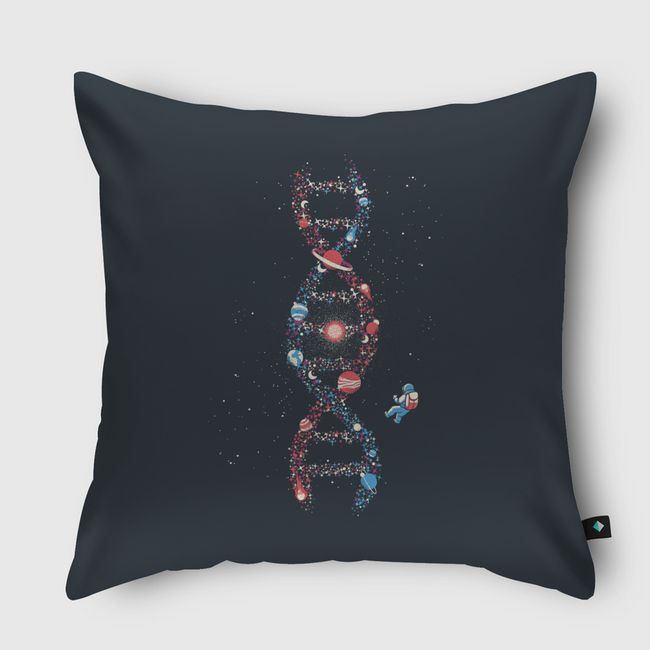 DNA Astronaut Galaxy - Throw Pillow