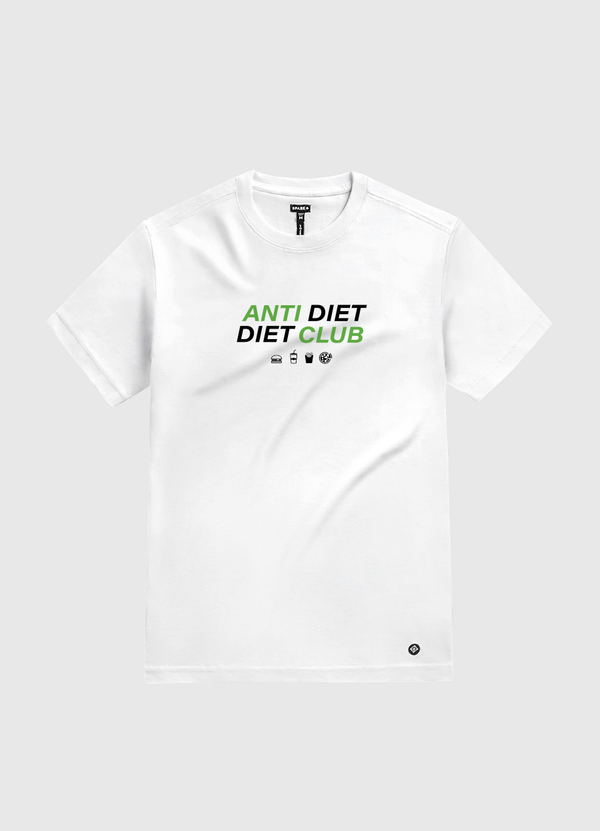 Anti Diet Diet Club White Gold T-Shirt