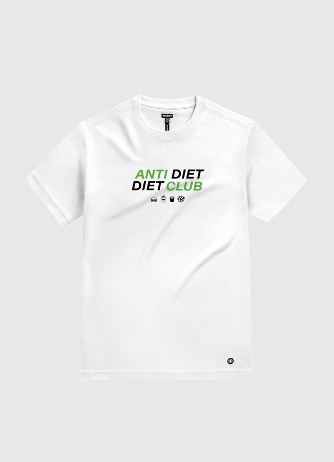 Anti Diet Diet Club - White Gold T-Shirt