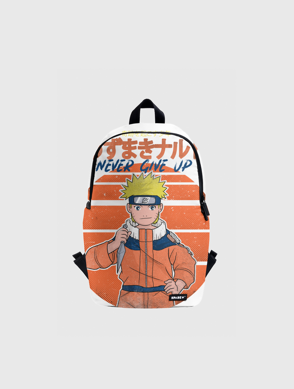 naruto never give up Spark Backpack
