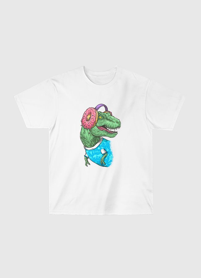 T-rex with headphones - Classic T-Shirt