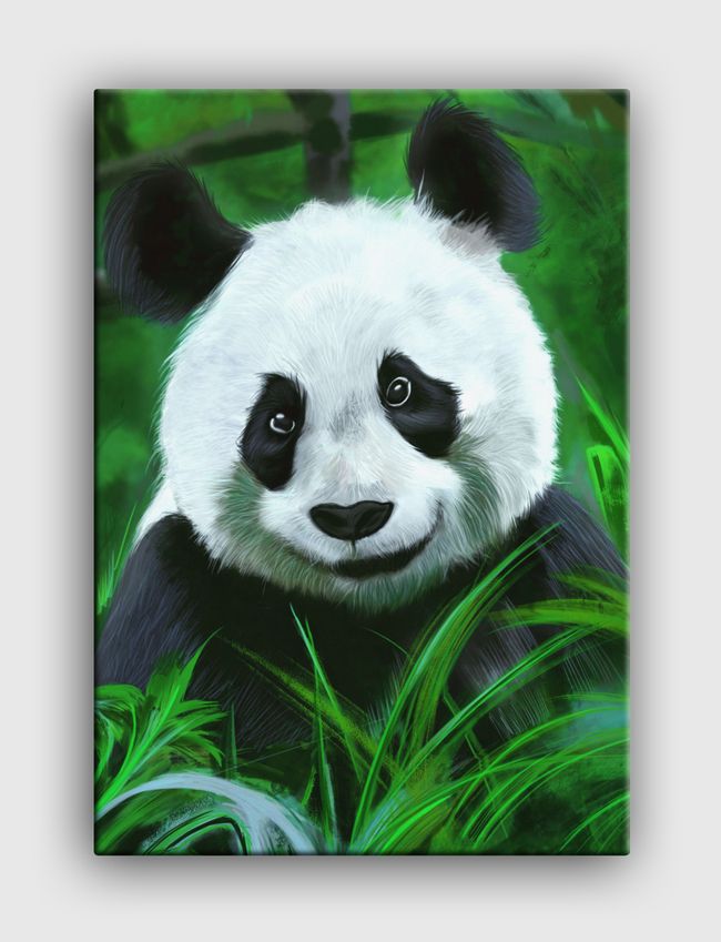 Kawaii Panda - Canvas