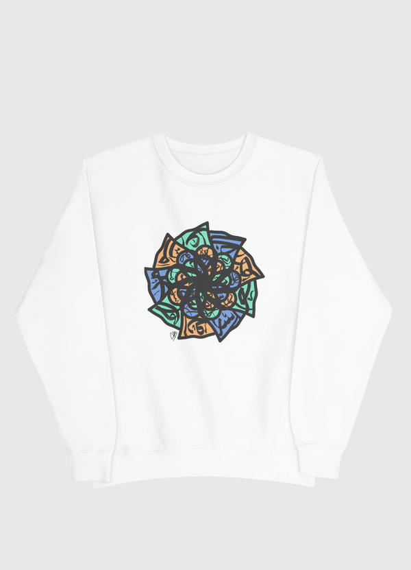 Calligraphic pattern Men Sweatshirt