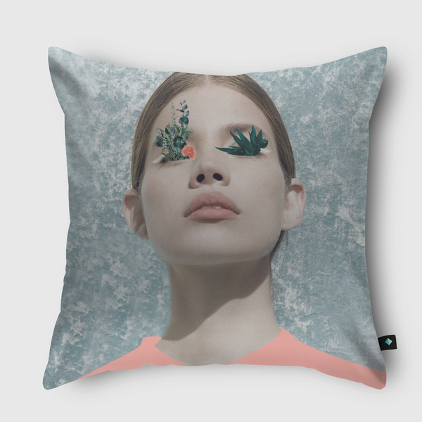 Nour Sati Throw Pillow