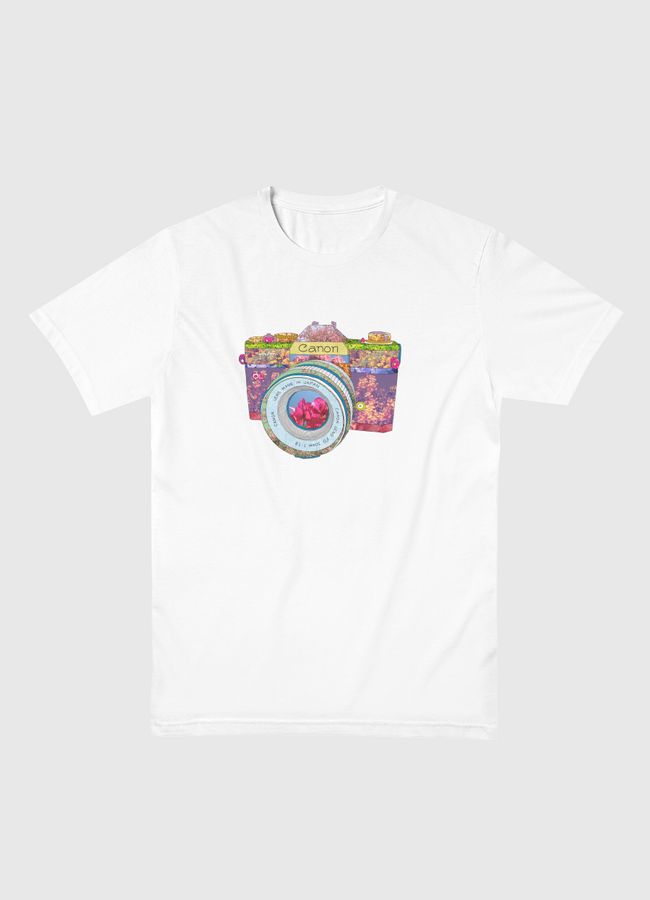 Floral Can0n - Men Basic T-Shirt