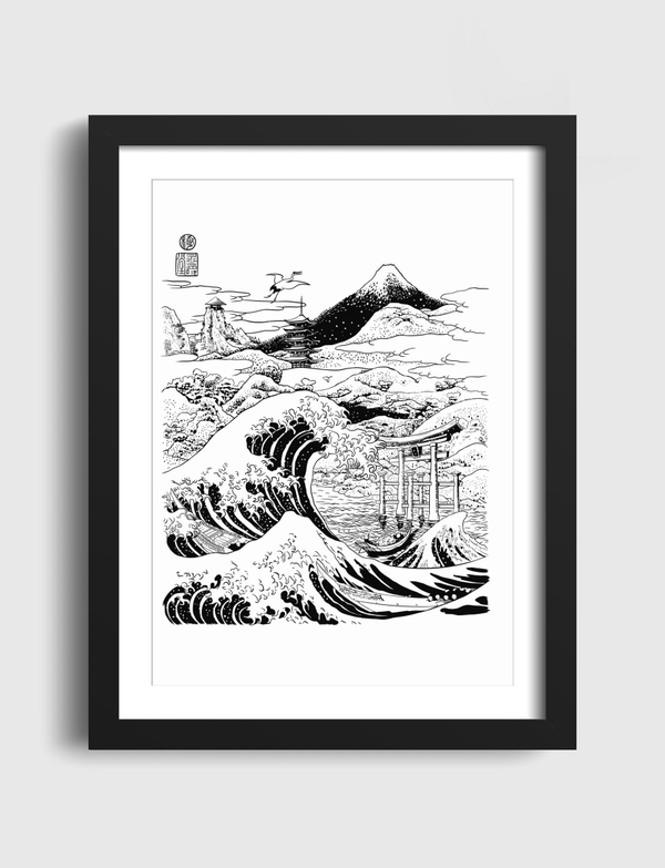 The wave Mount Fujiyama Artframe