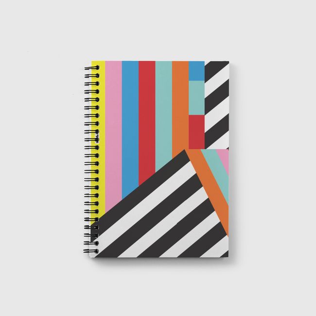 Rainbow of Stripes - Notebook