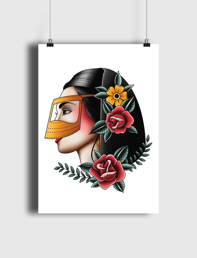 Battoulah n' Flowers - Poster