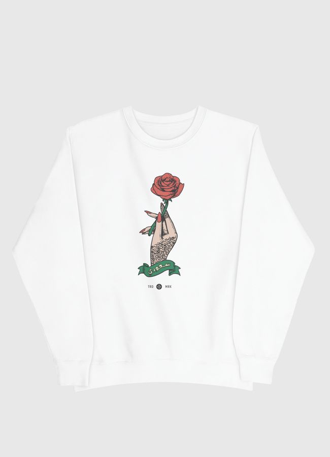 Calligraphy & Roses - Men Sweatshirt