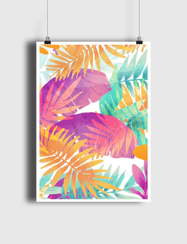 Tropical summer pattern - Poster