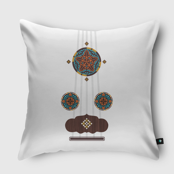 العود شكله يجنن Throw Pillow