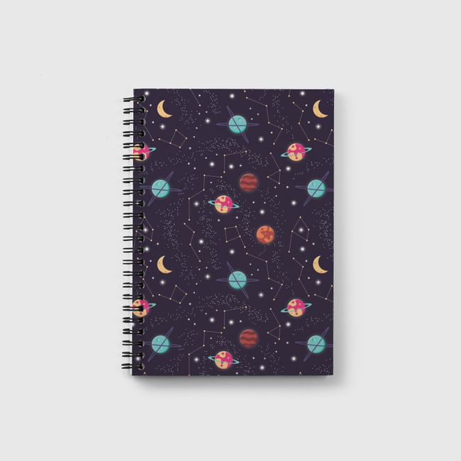 Galaxy pattern 004 - Notebook