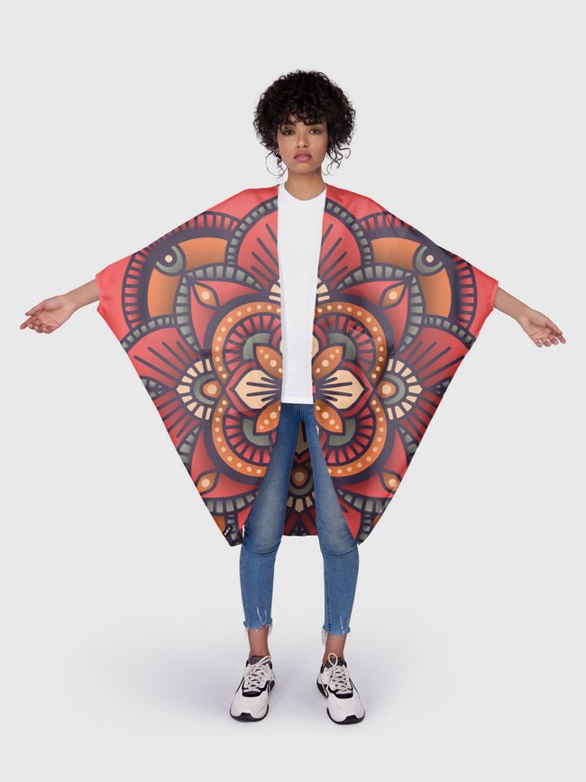 Mandala Pattern 025 - Kimono