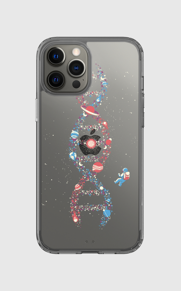 DNA Astronaut Galaxy Clear Case