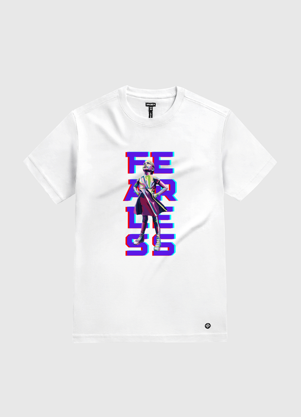 Fearless Girl White Gold T-Shirt