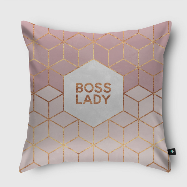 Boss Lady Throw Pillow