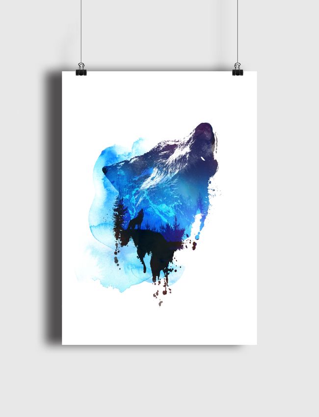 Alone as a wolf - Poster