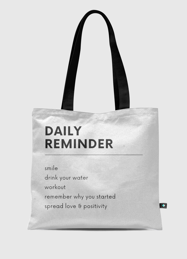 Daily Remember Tote Bag