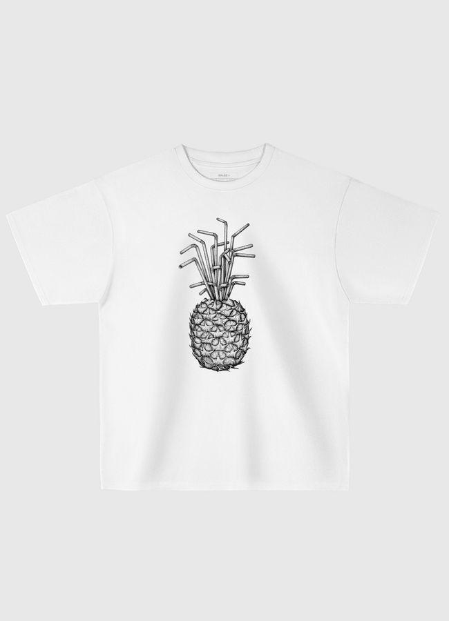Pineapple straws - Oversized T-Shirt
