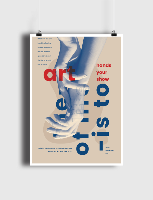 Hands Power Poster