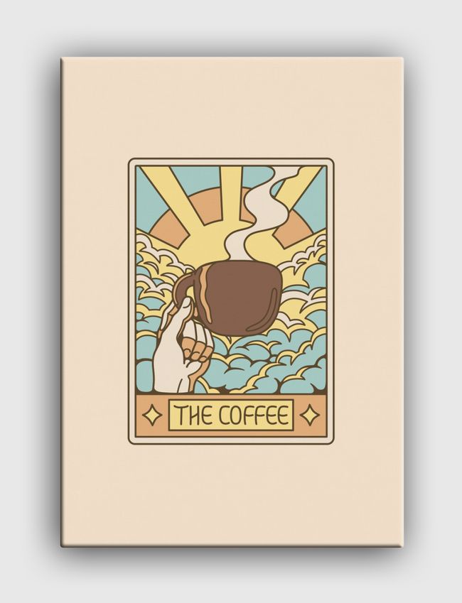 The Coffee Tarot Card - Canvas