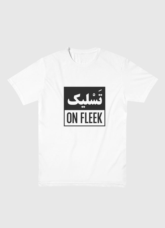Tasleek on Fleek - Men Basic T-Shirt