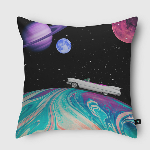 Moon Trip Throw Pillow